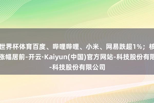世界杯体育百度、哔哩哔哩、小米、网易跌超1%;核电股涨幅居前-开云·Kaiyun(中国)官方网站-科技股份有限公司