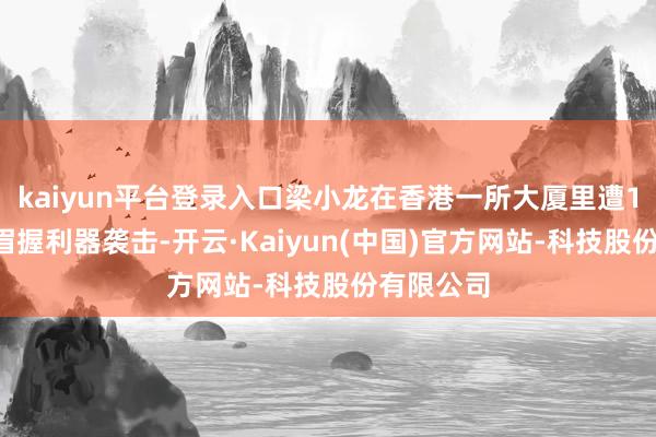 kaiyun平台登录入口梁小龙在香港一所大厦里遭10多名须眉握利器袭击-开云·Kaiyun(中国)官方网站-科技股份有限公司