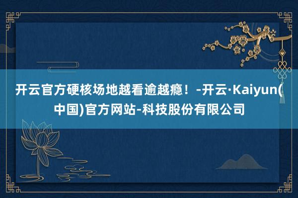 开云官方硬核场地越看逾越瘾！-开云·Kaiyun(中国)官方网站-科技股份有限公司