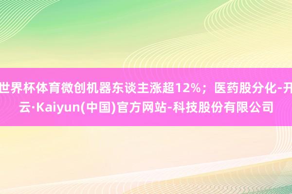 世界杯体育微创机器东谈主涨超12%；医药股分化-开云·Kaiyun(中国)官方网站-科技股份有限公司